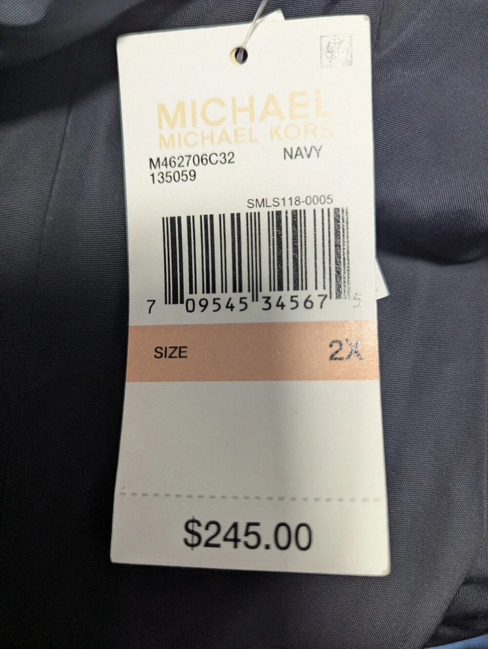 NWT Michael Kors Navy Women's Jacket